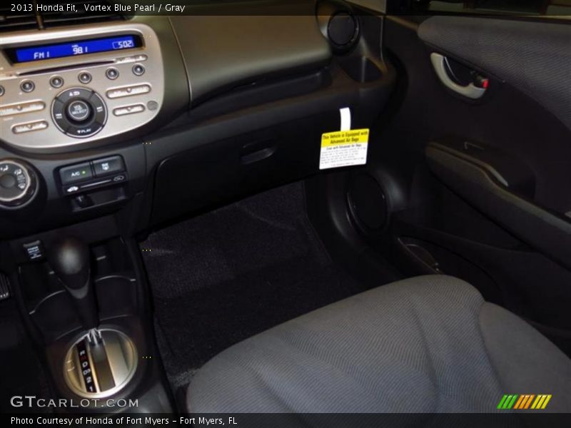 Vortex Blue Pearl / Gray 2013 Honda Fit