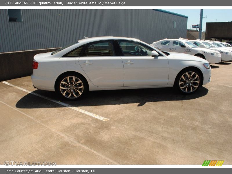Glacier White Metallic / Velvet Beige 2013 Audi A6 2.0T quattro Sedan