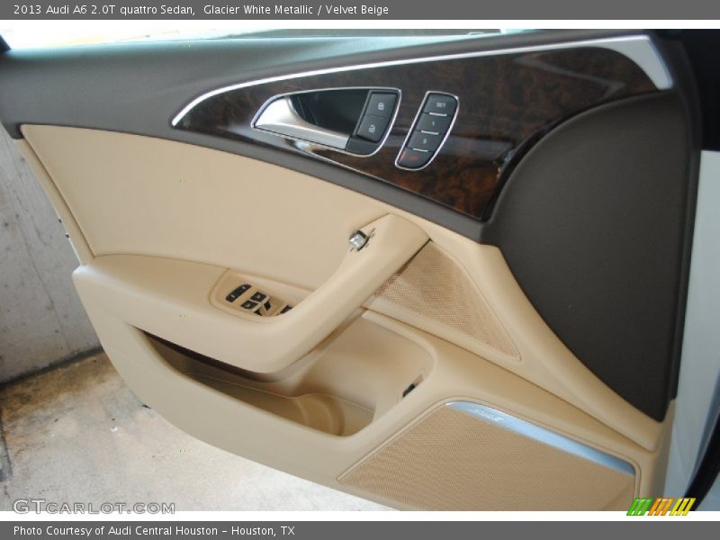 Glacier White Metallic / Velvet Beige 2013 Audi A6 2.0T quattro Sedan