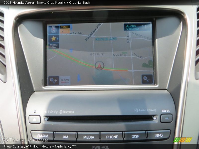 Smoke Gray Metallic / Graphite Black 2013 Hyundai Azera