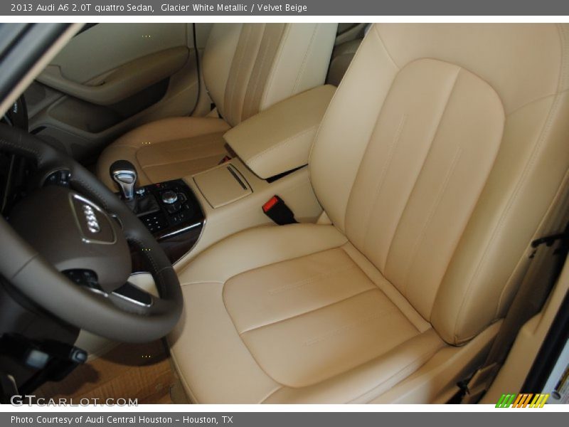 Glacier White Metallic / Velvet Beige 2013 Audi A6 2.0T quattro Sedan