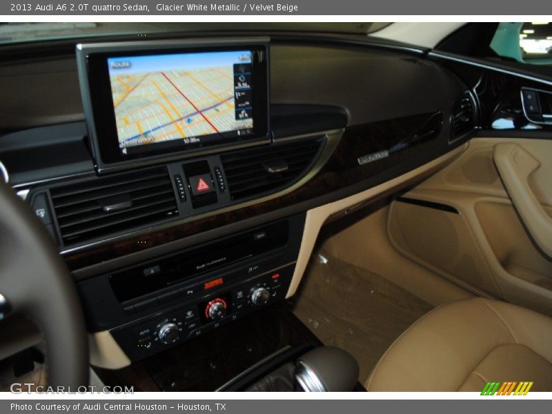 Glacier White Metallic / Velvet Beige 2013 Audi A6 2.0T quattro Sedan