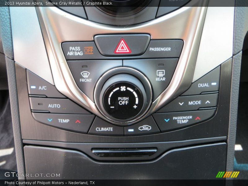 Smoke Gray Metallic / Graphite Black 2013 Hyundai Azera