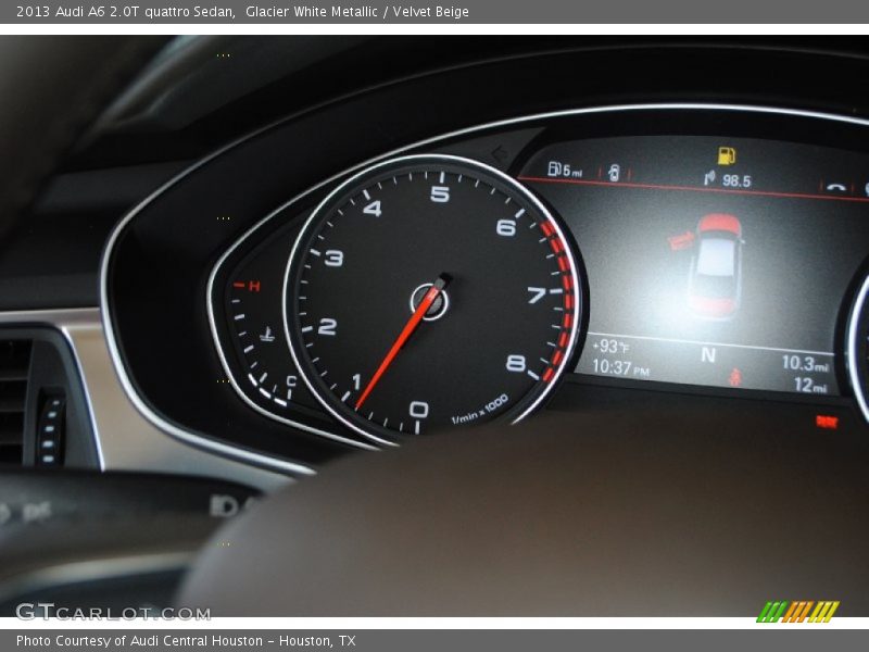 Glacier White Metallic / Velvet Beige 2013 Audi A6 2.0T quattro Sedan