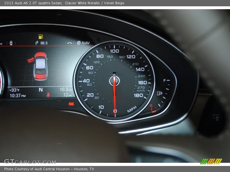 Glacier White Metallic / Velvet Beige 2013 Audi A6 2.0T quattro Sedan