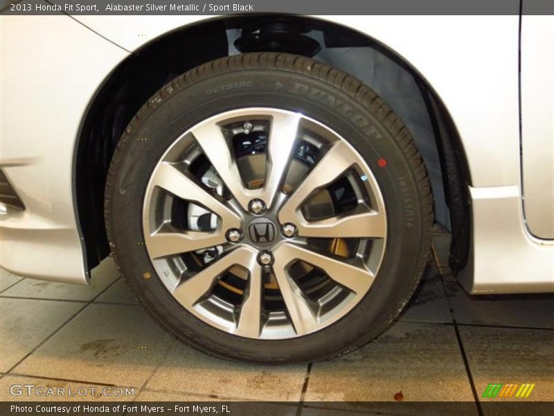 Alabaster Silver Metallic / Sport Black 2013 Honda Fit Sport