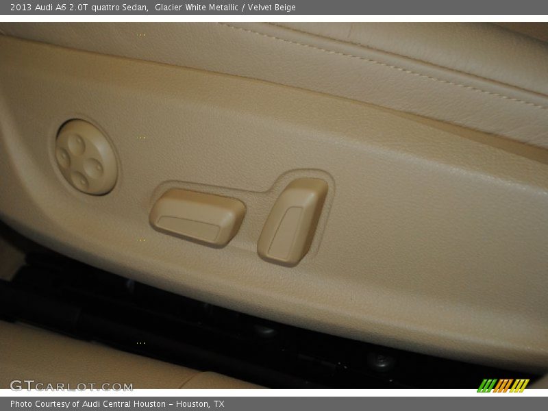 Glacier White Metallic / Velvet Beige 2013 Audi A6 2.0T quattro Sedan