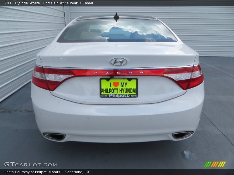 Porcelain White Pearl / Camel 2013 Hyundai Azera