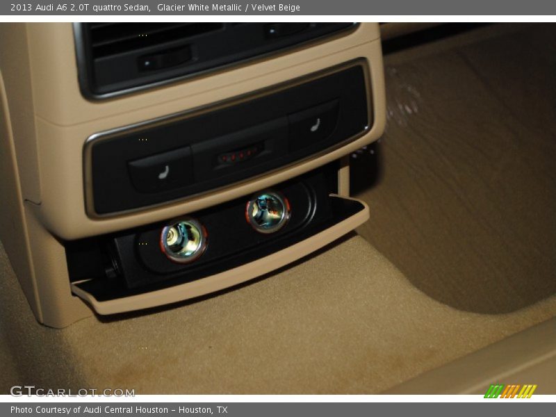 Glacier White Metallic / Velvet Beige 2013 Audi A6 2.0T quattro Sedan