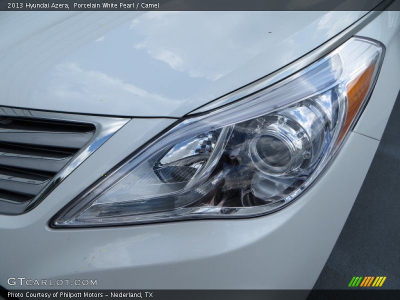 Porcelain White Pearl / Camel 2013 Hyundai Azera