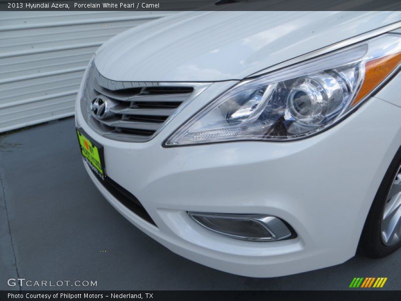 Porcelain White Pearl / Camel 2013 Hyundai Azera