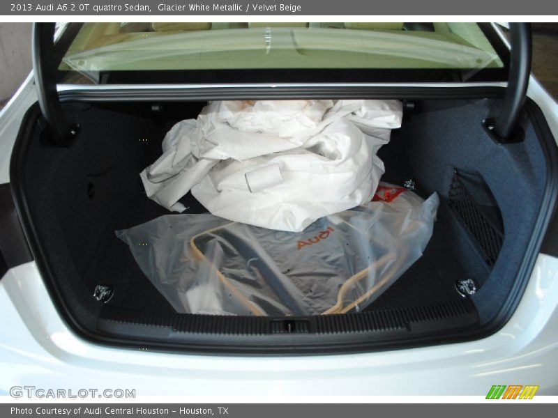 Glacier White Metallic / Velvet Beige 2013 Audi A6 2.0T quattro Sedan