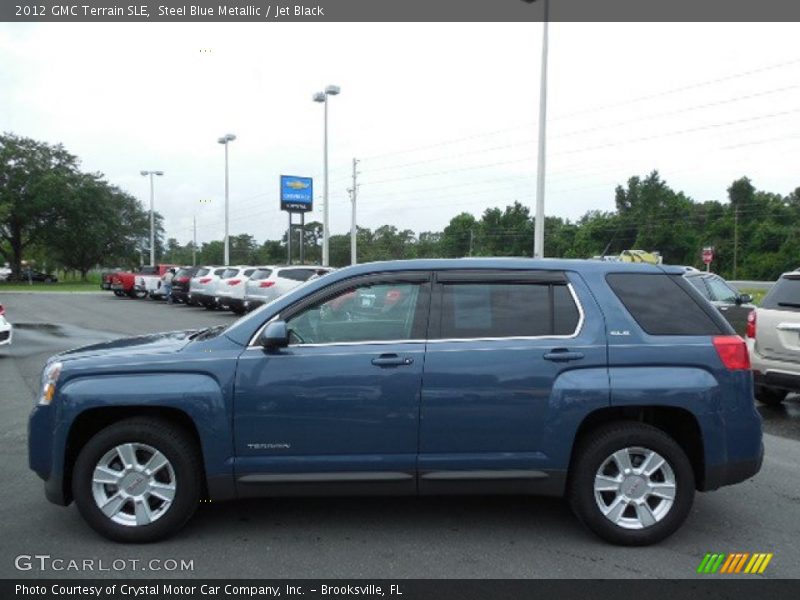 Steel Blue Metallic / Jet Black 2012 GMC Terrain SLE