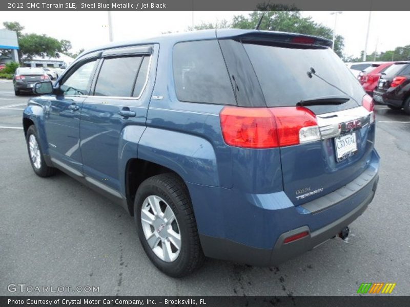 Steel Blue Metallic / Jet Black 2012 GMC Terrain SLE