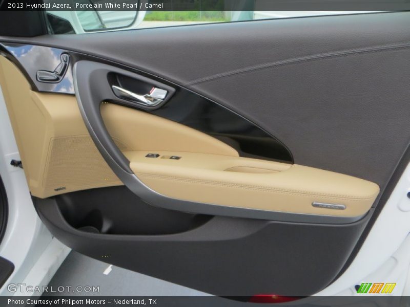 Porcelain White Pearl / Camel 2013 Hyundai Azera