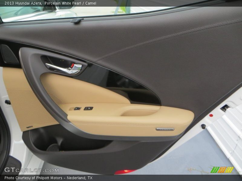 Porcelain White Pearl / Camel 2013 Hyundai Azera