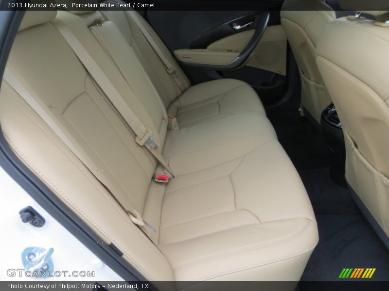 Porcelain White Pearl / Camel 2013 Hyundai Azera