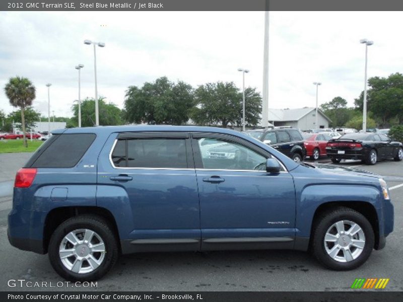 Steel Blue Metallic / Jet Black 2012 GMC Terrain SLE