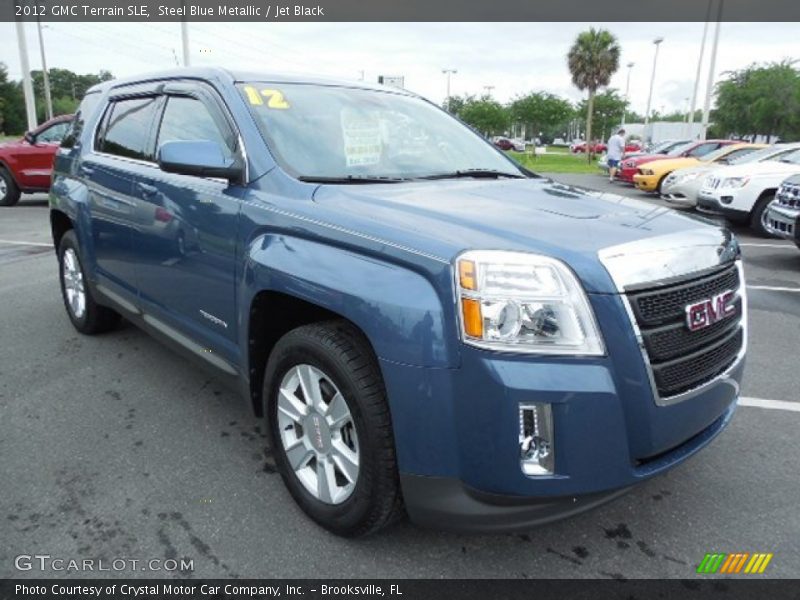 Steel Blue Metallic / Jet Black 2012 GMC Terrain SLE