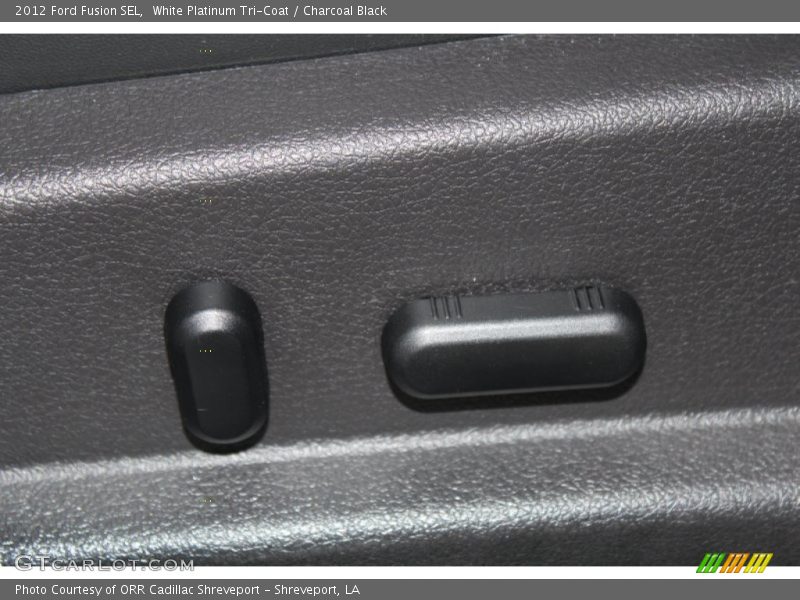 White Platinum Tri-Coat / Charcoal Black 2012 Ford Fusion SEL