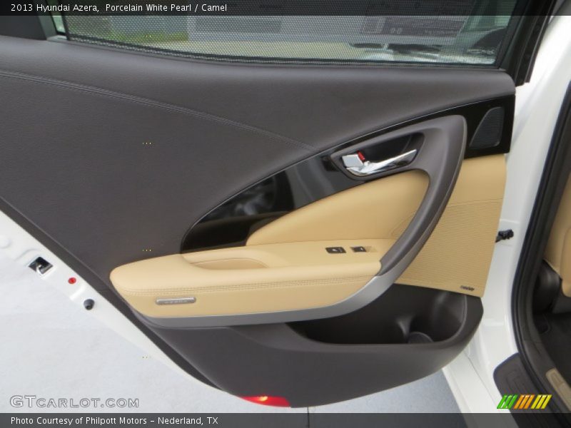 Porcelain White Pearl / Camel 2013 Hyundai Azera