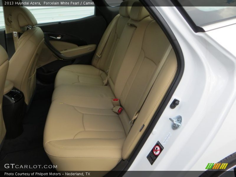 Porcelain White Pearl / Camel 2013 Hyundai Azera