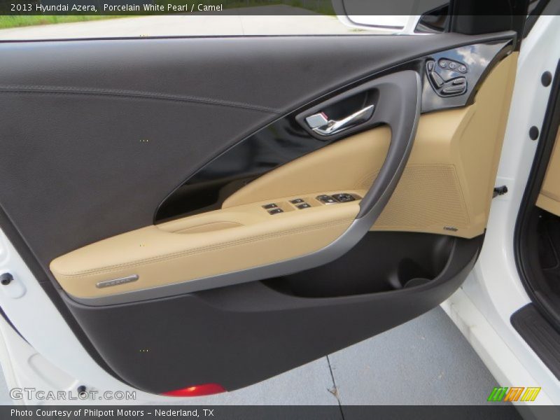 Porcelain White Pearl / Camel 2013 Hyundai Azera