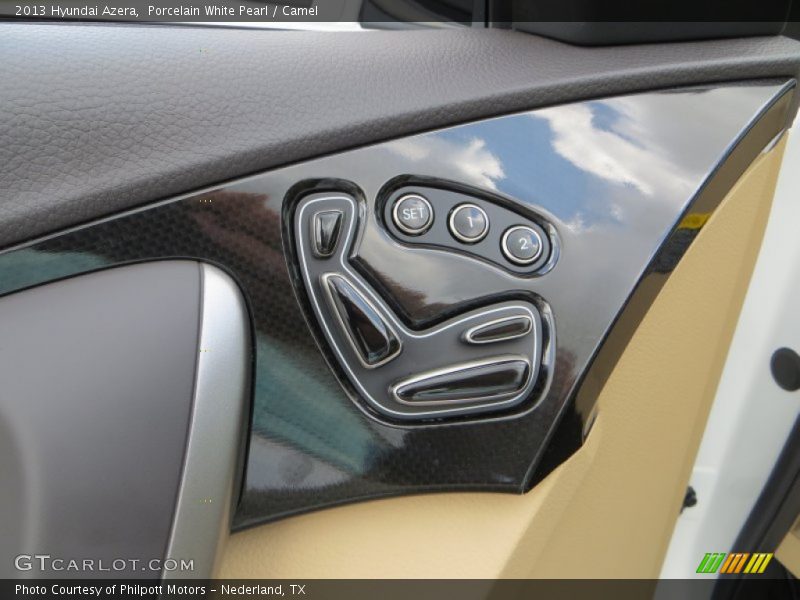 Porcelain White Pearl / Camel 2013 Hyundai Azera