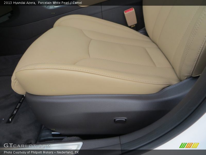 Porcelain White Pearl / Camel 2013 Hyundai Azera