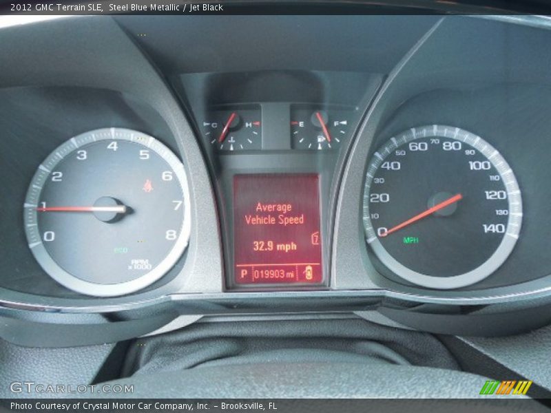 Steel Blue Metallic / Jet Black 2012 GMC Terrain SLE
