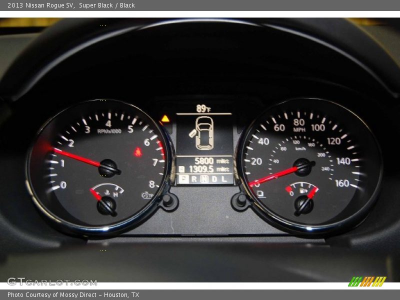 Super Black / Black 2013 Nissan Rogue SV