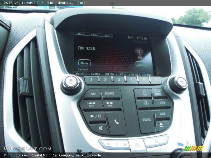 Steel Blue Metallic / Jet Black 2012 GMC Terrain SLE