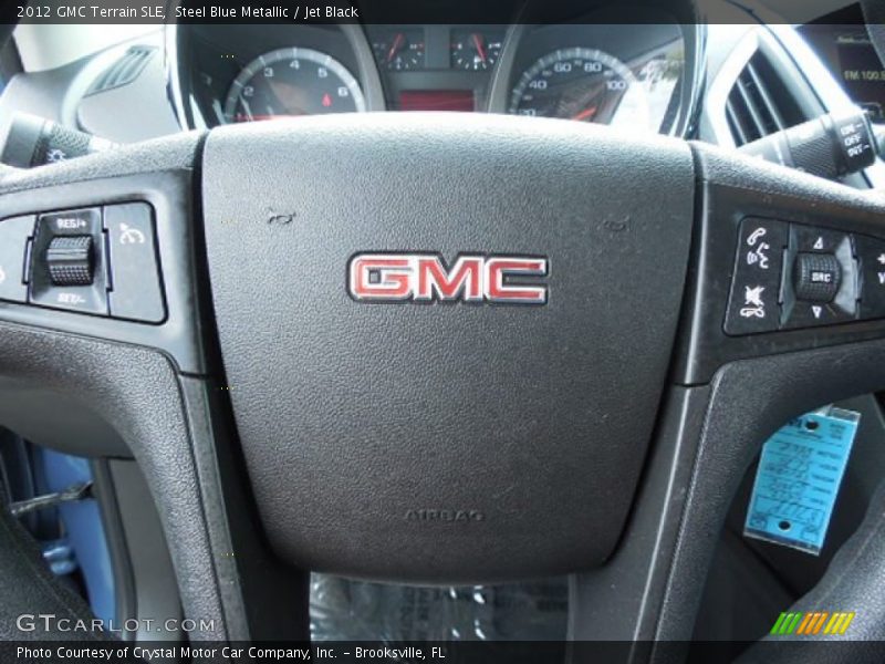 Steel Blue Metallic / Jet Black 2012 GMC Terrain SLE
