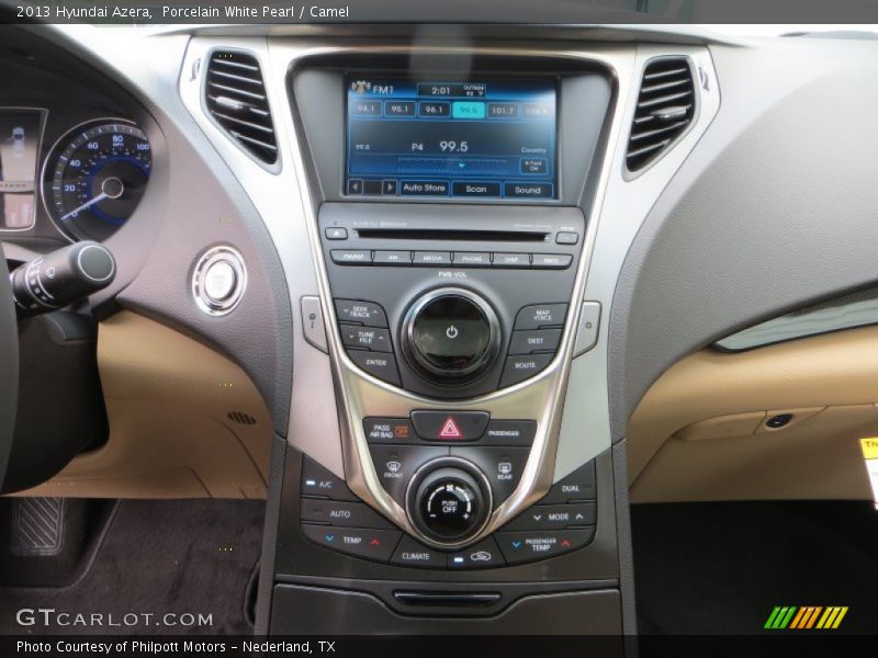 Porcelain White Pearl / Camel 2013 Hyundai Azera