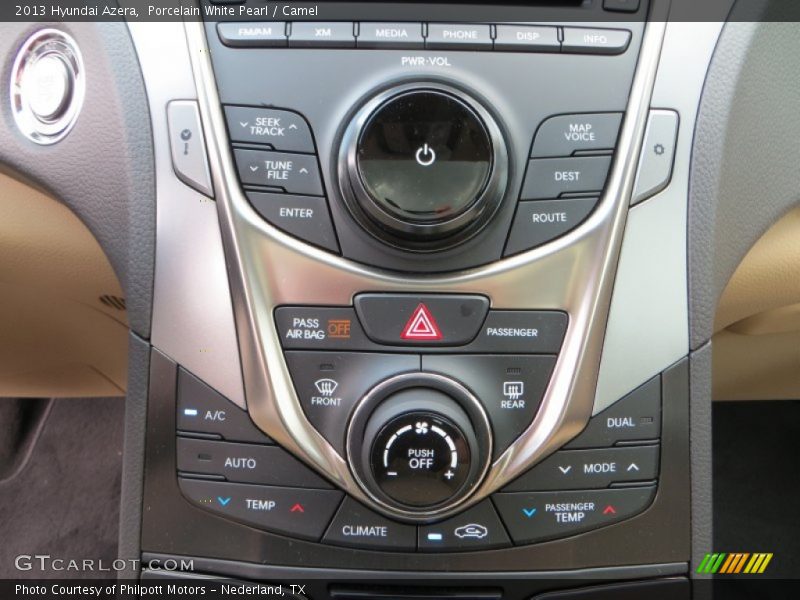 Porcelain White Pearl / Camel 2013 Hyundai Azera