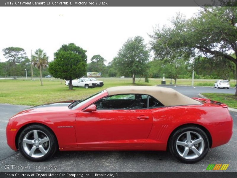 Victory Red / Black 2012 Chevrolet Camaro LT Convertible