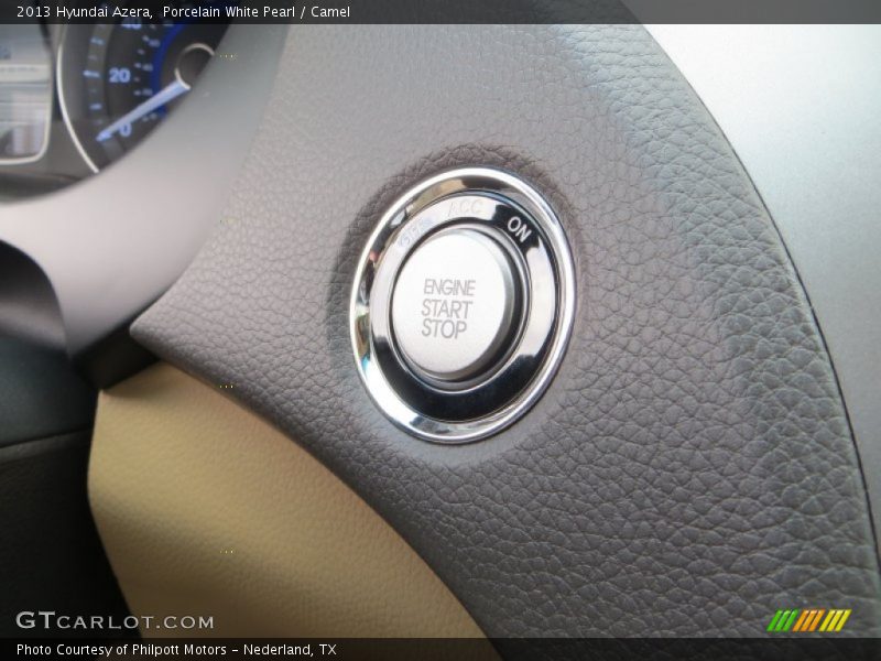 Porcelain White Pearl / Camel 2013 Hyundai Azera