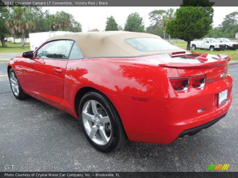 Victory Red / Black 2012 Chevrolet Camaro LT Convertible