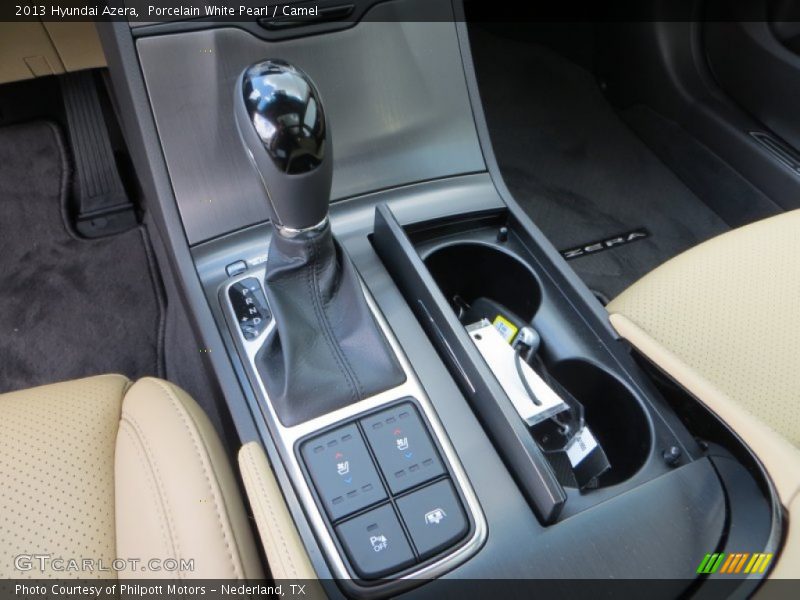 Porcelain White Pearl / Camel 2013 Hyundai Azera