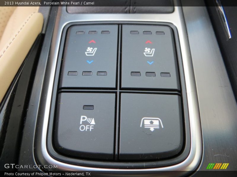 Porcelain White Pearl / Camel 2013 Hyundai Azera