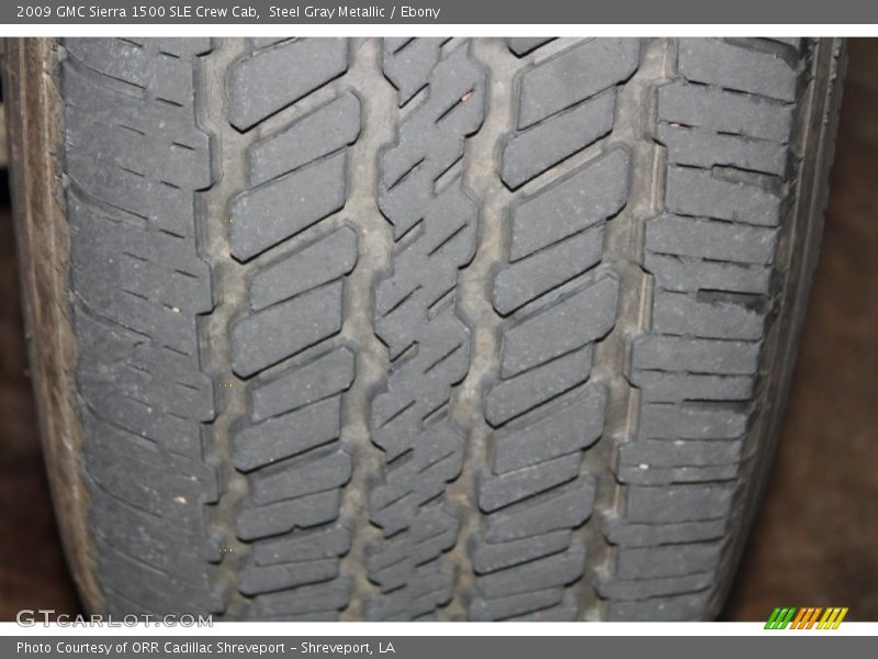 Steel Gray Metallic / Ebony 2009 GMC Sierra 1500 SLE Crew Cab