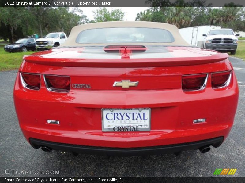 Victory Red / Black 2012 Chevrolet Camaro LT Convertible