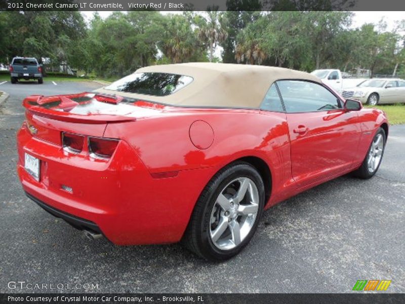 Victory Red / Black 2012 Chevrolet Camaro LT Convertible