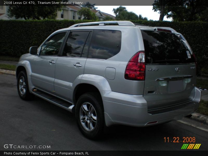 Titanium Silver Metallic / Ivory 2008 Lexus GX 470