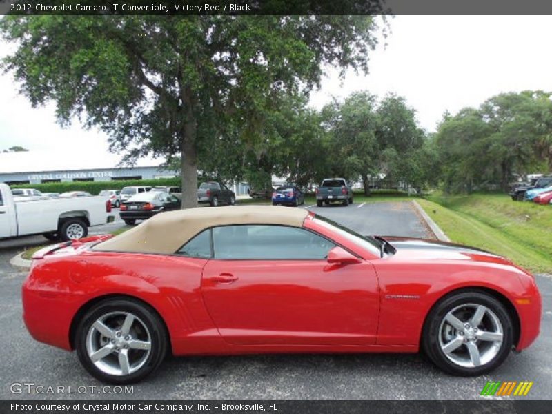 Victory Red / Black 2012 Chevrolet Camaro LT Convertible