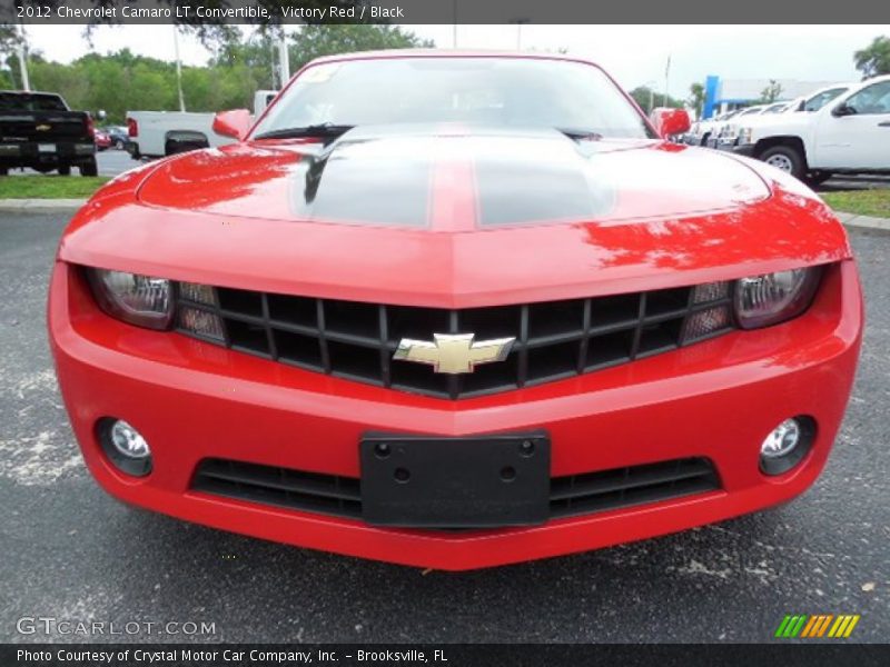 Victory Red / Black 2012 Chevrolet Camaro LT Convertible