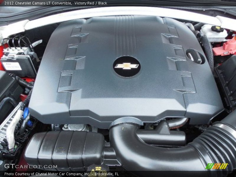 Victory Red / Black 2012 Chevrolet Camaro LT Convertible