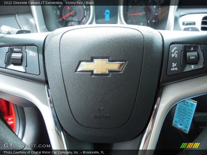 Victory Red / Black 2012 Chevrolet Camaro LT Convertible