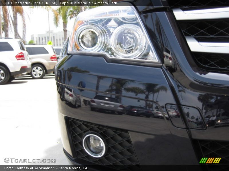 Capri Blue Metallic / Almond/Black 2010 Mercedes-Benz GLK 350