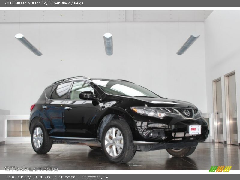 Super Black / Beige 2012 Nissan Murano SV